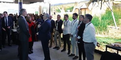 El Rey Felipe VI visitó a Alfalite en su stand en ISE 2023