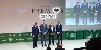 Premio Cepyme a la Creacin de Empleo otorgado a Alisys 	