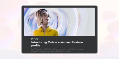 Meta presenta las cuentas de Meta y los perfiles de Meta Horizon para la realidad virtual	