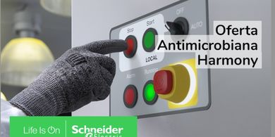 Harmony XB5, la gama de pulsadores de Schneider Electric con proteccin antimicrobios